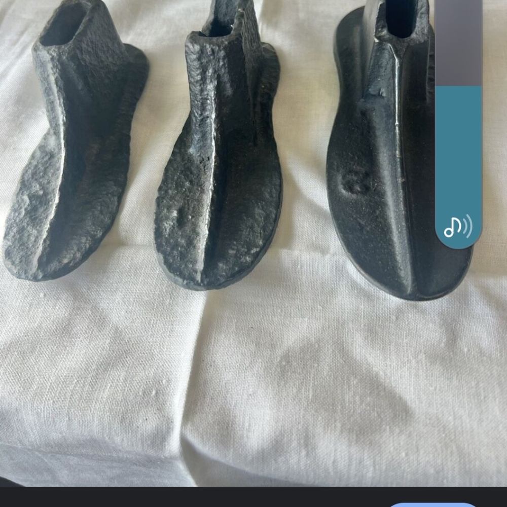 Indian cast iron mold there are 4 of them antique